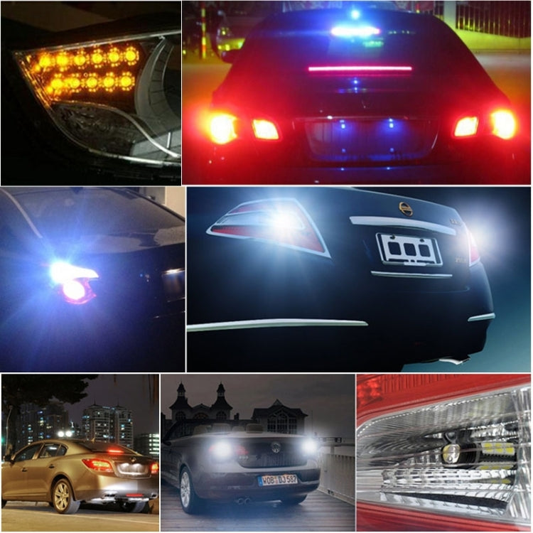 2 PCS 1157 9W 450LM White Light 45 LED 4014 SMD Car Brake Light Steering Light Bulb, DC 12V - Brake Lights by PMC TechLife | Online Shopping South Africa | PMC TechLife | Buy Now Pay Later Mobicred