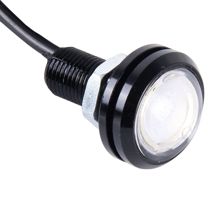 2 PCS 2x 3W  Waterproof Eagle Eye light  White LED Light for Vehicles, Cable Length: 60cm(Blue Light) - Eagle Eye Lamps by PMC TechLife | Online Shopping South Africa | PMC TechLife | Buy Now Pay Later Mobicred