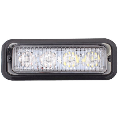 12W 720LM 6500K 577-597nm 4-LED White + Yellow Light Wired Car Flashing Warning Signal Lamp, DC12-24V, Wire Length: 95cm - Warning Lights by PMC Jewellery | Online Shopping South Africa | PMC Jewellery | Buy Now Pay Later Mobicred