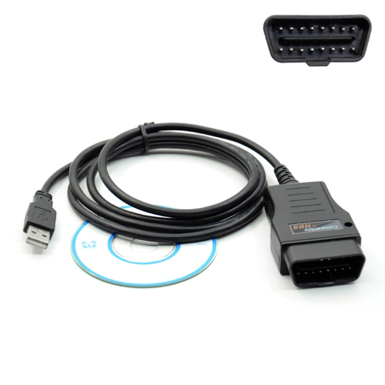 HDS 16 Pin OBDII USB Interface Diagnostic Cable for Honda - Cables & Connectors by PMC Jewellery | Online Shopping South Africa | PMC Jewellery | Buy Now Pay Later Mobicred