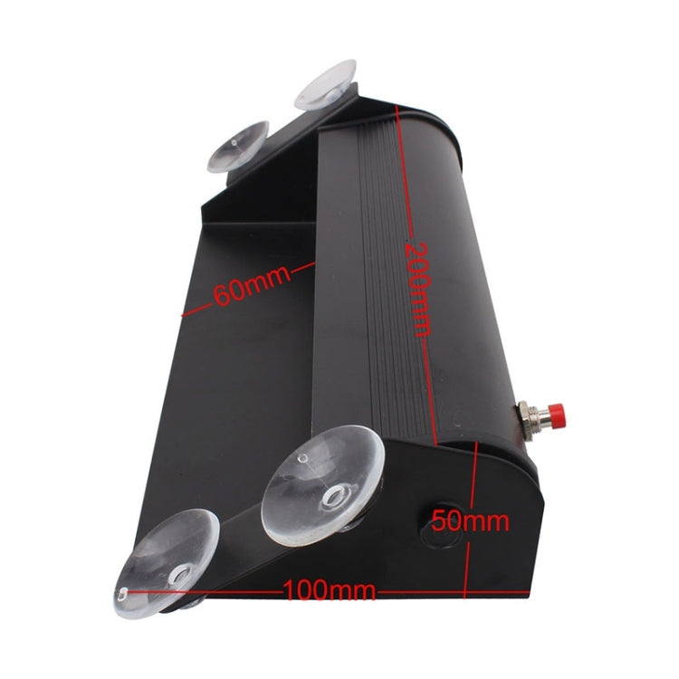 8W 800LM 8-LED White + Yellow Light 3-Modes Adjustable Angle Car Strobe Flash Dash Emergency Light Warning Lamp with Suckers, DC 12V - Warning Lights by PMC TechLife | Online Shopping South Africa | PMC TechLife | Buy Now Pay Later Mobicred