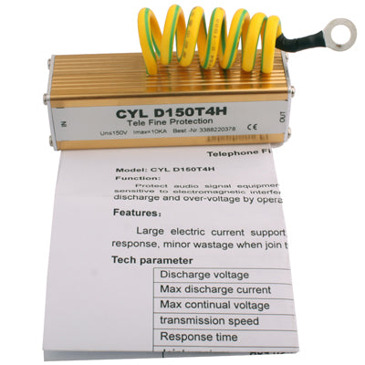 Sensitive Telecom Telephone Audio Signal Device Surge Protector Arrester - Video Balun by PMc TechLife | Online Shopping South Africa | PMc TechLife | Buy Now Pay Later Mobicred