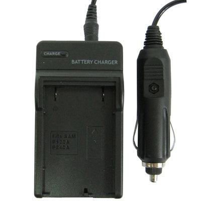 2 in 1 Digital Camera Battery Charger for Samsung P120A, P240A(Black) - free shipping - PMC TechLife - Order now!