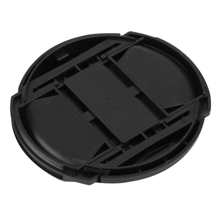 77mm Center Pinch Camera Lens Cap(Black) - Lens Cap by PMC TechLife | Online Shopping South Africa | PMC TechLife | Buy Now Pay Later Mobicred