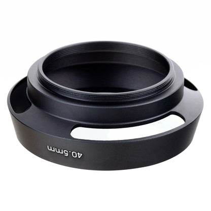 40.5mm Metal Vented Lens Hood for Leica(Black) - Lens Hood by PMC Jewellery | Online Shopping South Africa | PMC Jewellery