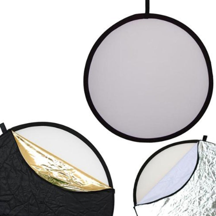 110cm 5 in 1 (Silver / Translucent / Gold / White / Black) Folding Photo Studio Reflector Board - free shipping - PMC TechLife - Order now!