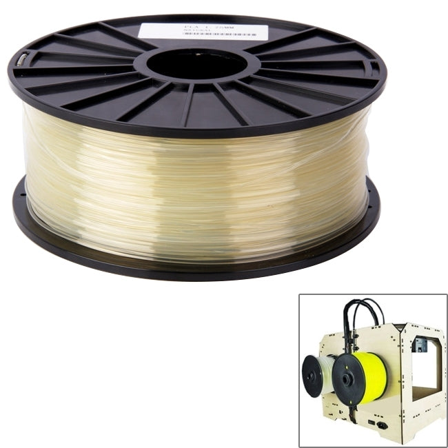 PLA 3.0 mm Transparent 3D Printer Filaments, about 115m(Transparent) - Consumables by PMC Jewellery | Online Shopping South Africa | PMC Jewellery | Buy Now Pay Later Mobicred