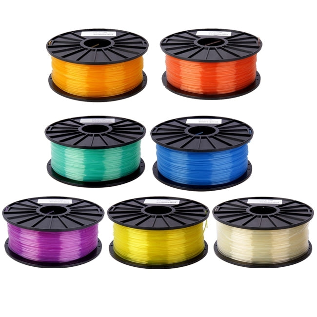 PLA 3.0 mm Transparent 3D Printer Filaments, about 115m(Red) - Consumables by PMC TechLife | Online Shopping South Africa | PMC TechLife | Buy Now Pay Later Mobicred