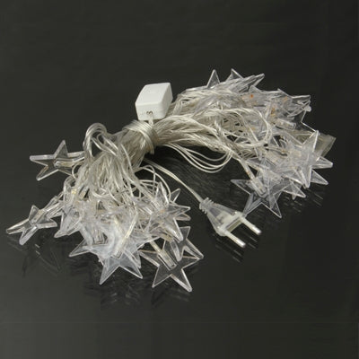 7m Pentastar Pendants Decoration String Lights, 30-LED Multi-Colored Light  (AC 12-240V / EU Plug)(Transparent) - Holiday Lights by PMC TechLife | Online Shopping South Africa | PMC TechLife | Buy Now Pay Later Mobicred