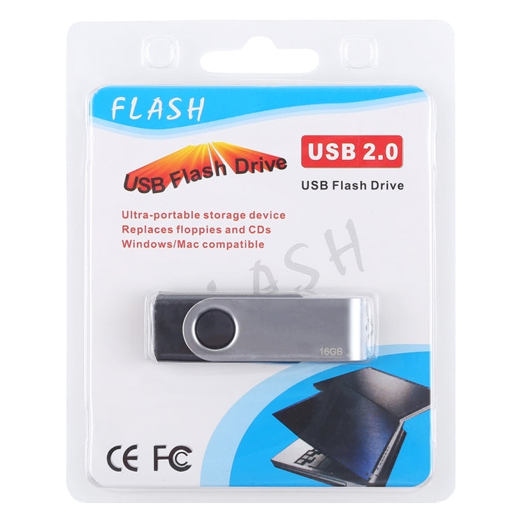 16GB Twister USB 2.0 Flash Disk(Black) - USB Flash Drives by PMc TechLife | Online Shopping South Africa | PMc TechLife | Buy Now Pay Later Mobicred