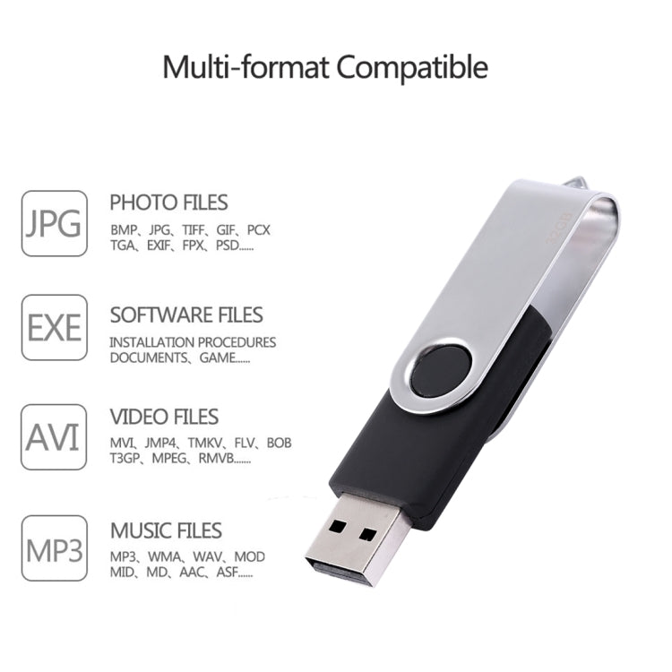 32GB Twister USB 2.0 Flash Disk(Black) - free shipping - PMc TechLife - Order now!