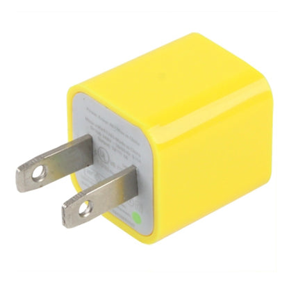 US Plug USB Charger(Yellow) - USB Charger by PMC Jewellery | Online Shopping South Africa | PMC Jewellery | Buy Now Pay Later Mobicred