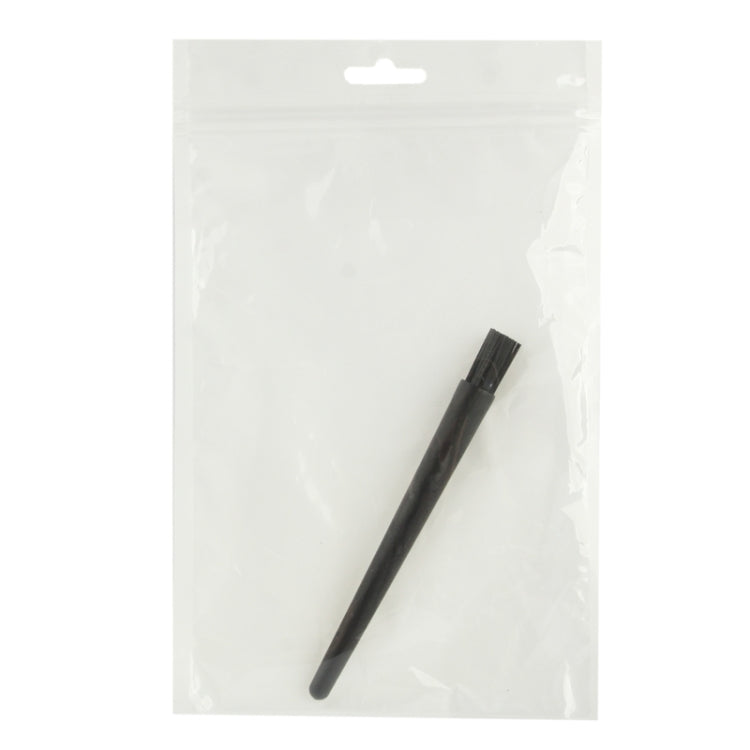 Electronic Component 7 Beam Round Handle Antistatic Cleaning Brush, Length: 12.2cm(Black) - free shipping - PMC TechLife - Order now!