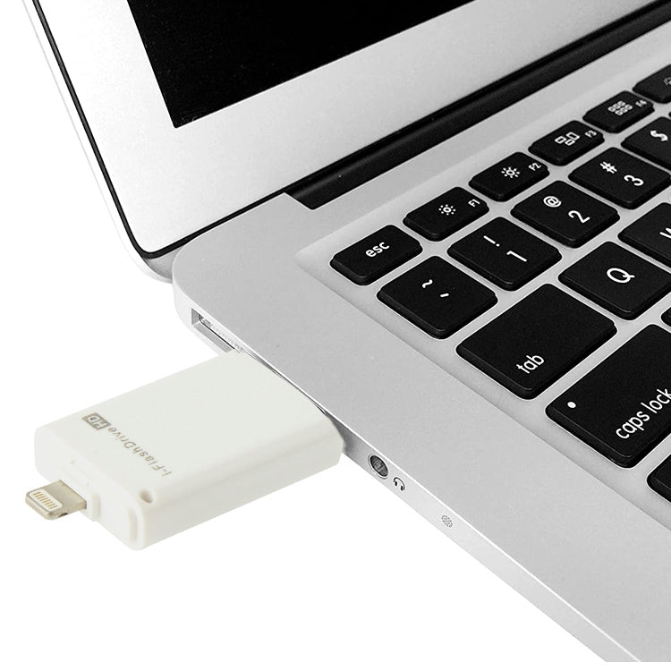 32GB i-Flash Driver HD U Disk USB Drive Memory Stick for iPhone / iPad / iPod touch(White) - free shipping - PMC Jewellery - Order now!