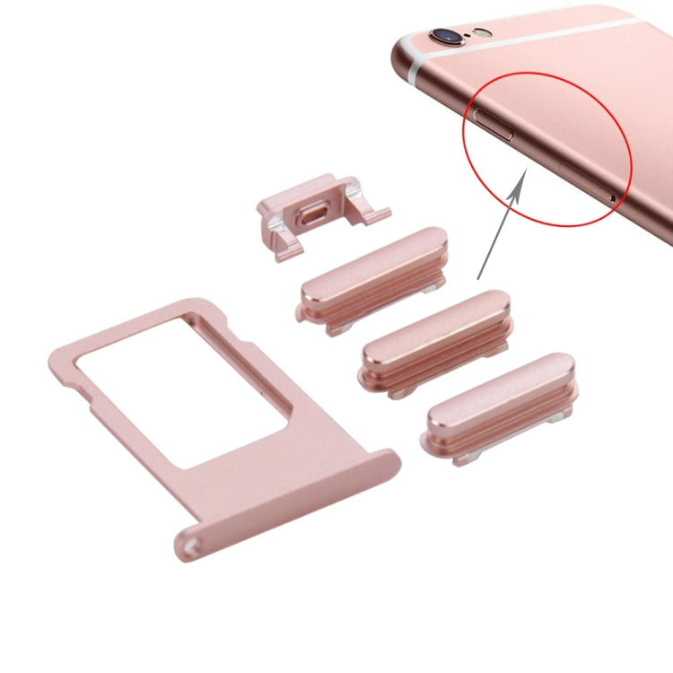 Card Tray Upper Key for iPhone 6s (Rose Gold ) - iPhone 6S/6S Plus Parts by PMc TechLife | Online Shopping South Africa | PMc TechLife | Buy Now Pay Later Mobicred