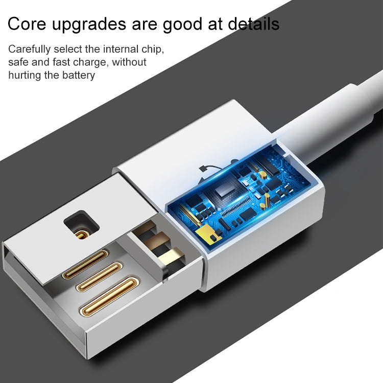 USB Data Cable for New iPad (iPad 3) / iPad 2/ iPad, iPhone 4 & 4S, iPhone 3GS/3G, iPod touch, Length: 1m (Original)(White) - Normal Style Cable by PMC TechLife | Online Shopping South Africa | PMC TechLife | Buy Now Pay Later Mobicred