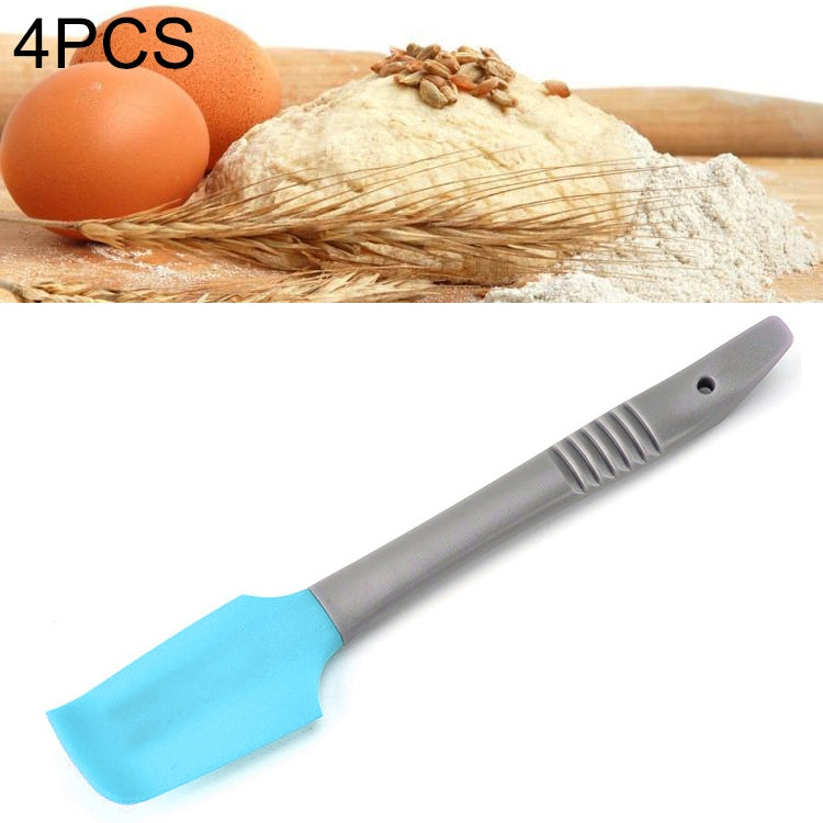 4 PCS Silicone Scraper Butter Spreader Knife Cake Smoother Cake Baking Tool - Gadgets by PMC Jewellery | Online Shopping South Africa | PMC Jewellery | Buy Now Pay Later Mobicred