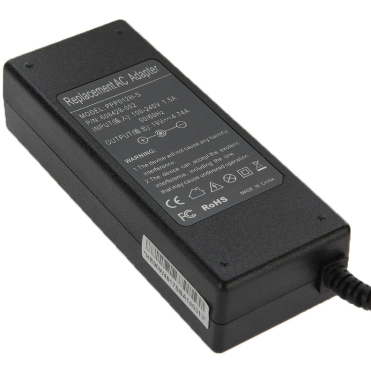 19V 4.74A AC Adapter for HP Laptop, Output Tips:  4.8mm x 1.7mm - For HP by PMC Jewellery | Online Shopping South Africa | PMC Jewellery | Buy Now Pay Later Mobicred