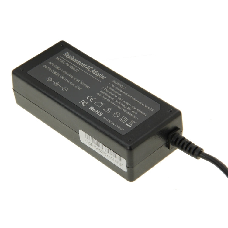 PA-1650-22 19V 3.42A Mini AC Adapter for Lenovo / Asus / Acer / Gateway / Toshiba Laptop, Output Tips:  5.5mm x 2.5mm(Black) - For Toshiba by PMC Jewellery | Online Shopping South Africa | PMC Jewellery | Buy Now Pay Later Mobicred