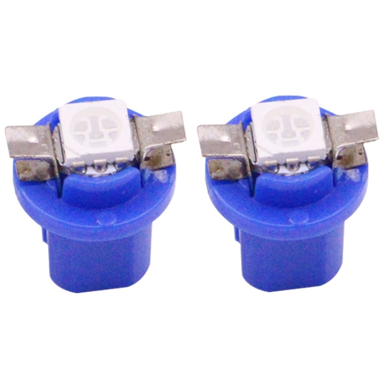 2 PCS B8.5 Blue Light 0.2W 12LM 1 LED SMD 5050 LED Instrument Light Bulb Dashboard Light for Vehicles, DC 12V(Blue) - Instrument Lights by PMC Jewellery | Online Shopping South Africa | PMC Jewellery