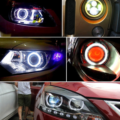 80mm 5W 180LM Angel Eyes Circles Car Headlight White Light COB LED Lights for Vehicles, DC 12-24V - Eagle Eye Lamps by PMC Jewellery | Online Shopping South Africa | PMC Jewellery | Buy Now Pay Later Mobicred