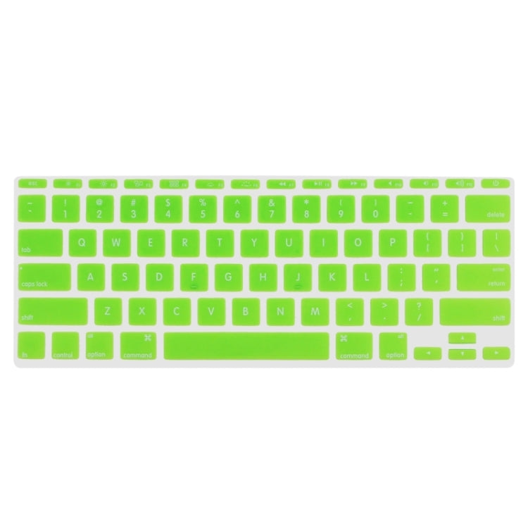 ENKAY for MacBook Air 11.6 inch (US Version) / A1370 / A1465 4 in 1 Crystal Hard Shell Plastic Protective Case with Screen Protector & Keyboard Guard & Anti-dust Plugs(Green) - MacBook Air Cases by ENKAY | Online Shopping South Africa | PMC Jewellery | Buy Now Pay Later Mobicred