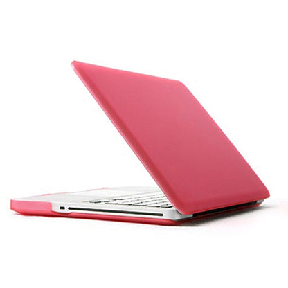 ENKAY for MacBook Pro 13.3 inch (US Version) / A1278 4 in 1 Frosted Hard Shell Plastic Protective Case with Screen Protector & Keyboard Guard & Anti-dust Plugs(Pink) - MacBook Pro Cases by ENKAY | Online Shopping South Africa | PMC Jewellery | Buy Now Pay Later Mobicred