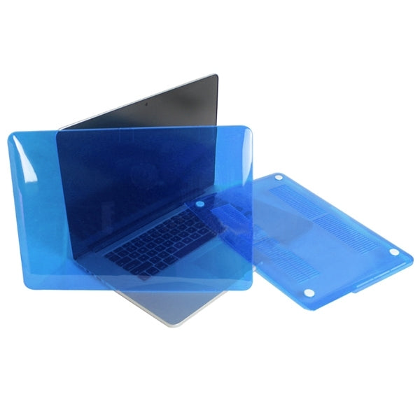 ENKAY for MacBook Pro Retina 13.3 inch (US Version) / A1425 / A1502 4 in 1 Crystal Hard Shell Plastic Protective Case with Screen Protector & Keyboard Guard & Anti-dust Plugs(Dark Blue) - MacBook Pro Cases by ENKAY | Online Shopping South Africa | PMC Jewellery | Buy Now Pay Later Mobicred