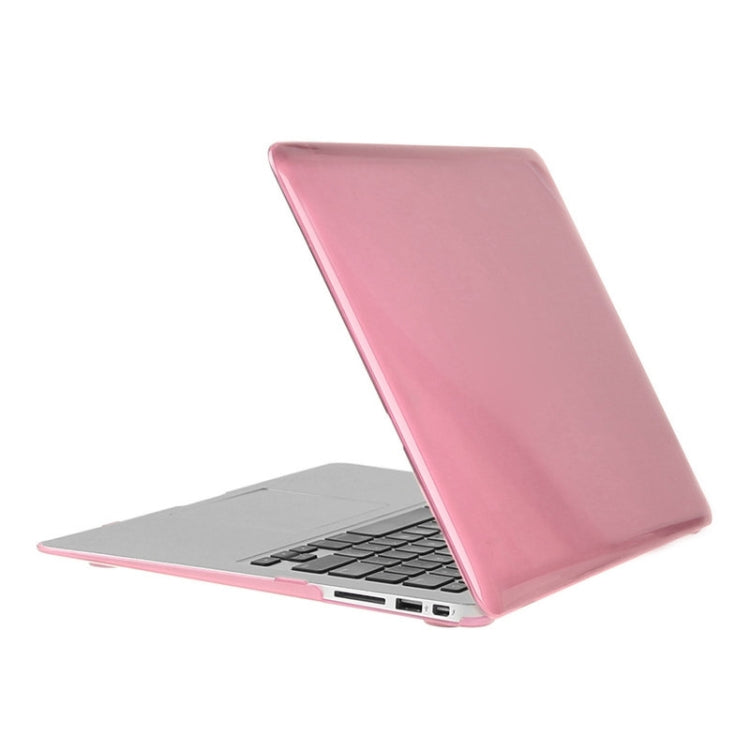 ENKAY for Macbook Air 11.6 inch (US Version) / A1370 / A1465 Hat-Prince 3 in 1 Crystal Hard Shell Plastic Protective Case with Keyboard Guard & Port Dust Plug(Pink) - MacBook Air Cases by ENKAY | Online Shopping South Africa | PMC Jewellery | Buy Now Pay Later Mobicred