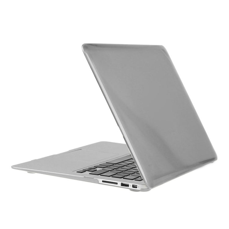 ENKAY for Macbook Air 11.6 inch (US Version) / A1370 / A1465 Hat-Prince 3 in 1 Crystal Hard Shell Plastic Protective Case with Keyboard Guard & Port Dust Plug(Grey) - MacBook Air Cases by ENKAY | Online Shopping South Africa | PMC Jewellery | Buy Now Pay Later Mobicred