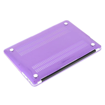 ENKAY for Macbook Air 11.6 inch (US Version) / A1370 / A1465 Hat-Prince 3 in 1 Crystal Hard Shell Plastic Protective Case with Keyboard Guard & Port Dust Plug(Purple) - MacBook Air Cases by ENKAY | Online Shopping South Africa | PMC Jewellery | Buy Now Pay Later Mobicred