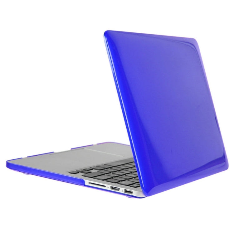 ENKAY for Macbook Pro Retina 13.3 inch (US Version) / A1425 / A1502 Hat-Prince 3 in 1 Crystal Hard Shell Plastic Protective Case with Keyboard Guard & Port Dust Plug(Dark Blue) - MacBook Pro Cases by ENKAY | Online Shopping South Africa | PMC Jewellery | Buy Now Pay Later Mobicred