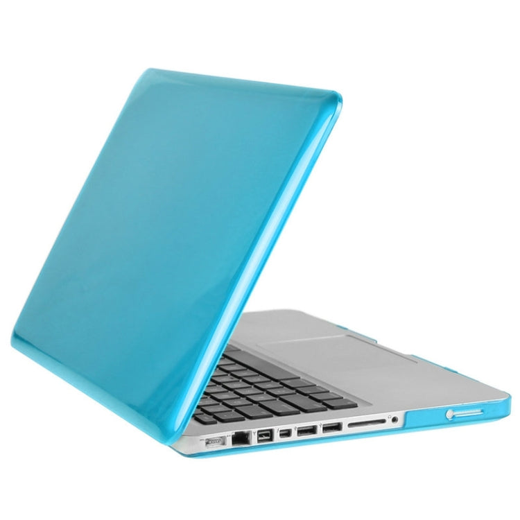 ENKAY for Macbook Pro 15.4 inch (US Version) / A1286 Hat-Prince 3 in 1 Crystal Hard Shell Plastic Protective Case with Keyboard Guard & Port Dust Plug(Blue) - MacBook Pro Cases by ENKAY | Online Shopping South Africa | PMC Jewellery | Buy Now Pay Later Mobicred