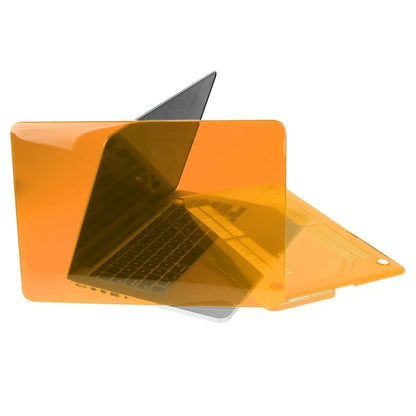 ENKAY for Macbook Pro Retina 15.4 inch (US Version) / A1398 Hat-Prince 3 in 1 Crystal Hard Shell Plastic Protective Case with Keyboard Guard & Port Dust Plug(Orange) - MacBook Pro Cases by ENKAY | Online Shopping South Africa | PMC Jewellery | Buy Now Pay Later Mobicred