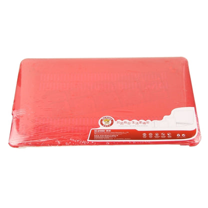 ENKAY for Macbook Pro Retina 15.4 inch (US Version) / A1398 Hat-Prince 3 in 1 Crystal Hard Shell Plastic Protective Case with Keyboard Guard & Port Dust Plug(Red) - MacBook Pro Cases by ENKAY | Online Shopping South Africa | PMC Jewellery | Buy Now Pay Later Mobicred