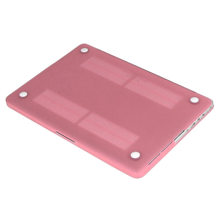 ENKAY for Macbook Pro Retina 13.3 inch (US Version) / A1425 / A1502 Hat-Prince 3 in 1 Frosted Hard Shell Plastic Protective Case with Keyboard Guard & Port Dust Plug(Pink) - MacBook Pro Cases by ENKAY | Online Shopping South Africa | PMC Jewellery | Buy Now Pay Later Mobicred