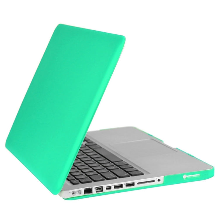 ENKAY for Macbook Pro 15.4 inch (US Version) / A1286 Hat-Prince 3 in 1 Frosted Hard Shell Plastic Protective Case with Keyboard Guard & Port Dust Plug(Green) - MacBook Pro Cases by ENKAY | Online Shopping South Africa | PMC Jewellery | Buy Now Pay Later Mobicred