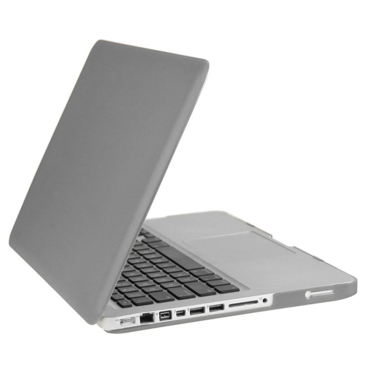 ENKAY for Macbook Pro 15.4 inch (US Version) / A1286 Hat-Prince 3 in 1 Frosted Hard Shell Plastic Protective Case with Keyboard Guard & Port Dust Plug(Grey) - MacBook Pro Cases by ENKAY | Online Shopping South Africa | PMC Jewellery | Buy Now Pay Later Mobicred