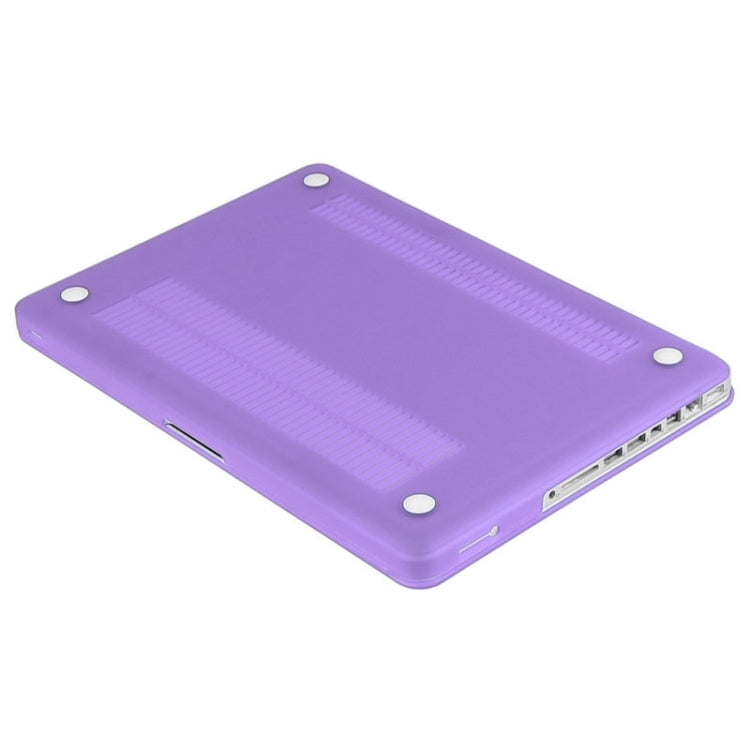 ENKAY for Macbook Pro 15.4 inch (US Version) / A1286 Hat-Prince 3 in 1 Frosted Hard Shell Plastic Protective Case with Keyboard Guard & Port Dust Plug(Purple) - MacBook Pro Cases by ENKAY | Online Shopping South Africa | PMC Jewellery | Buy Now Pay Later Mobicred