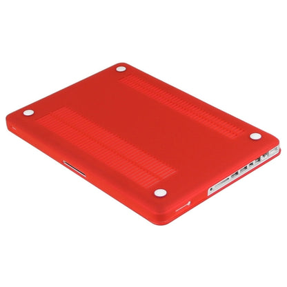 ENKAY for Macbook Pro 15.4 inch (US Version) / A1286 Hat-Prince 3 in 1 Frosted Hard Shell Plastic Protective Case with Keyboard Guard & Port Dust Plug(Red) - MacBook Pro Cases by ENKAY | Online Shopping South Africa | PMC Jewellery | Buy Now Pay Later Mobicred