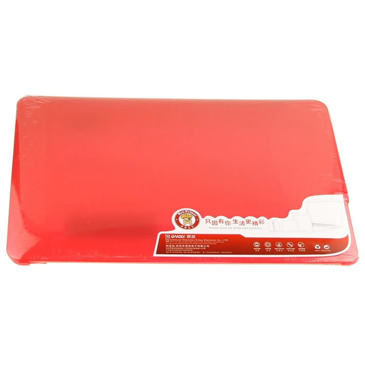 ENKAY for Macbook Pro 15.4 inch (US Version) / A1286 Hat-Prince 3 in 1 Frosted Hard Shell Plastic Protective Case with Keyboard Guard & Port Dust Plug(Red) - MacBook Pro Cases by ENKAY | Online Shopping South Africa | PMC Jewellery | Buy Now Pay Later Mobicred