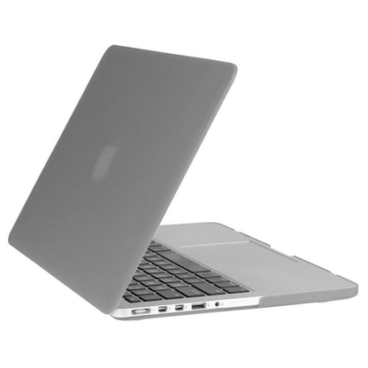 ENKAY for Macbook Pro Retina 15.4 inch (US Version) / A1398 Hat-Prince 3 in 1 Frosted Hard Shell Plastic Protective Case with Keyboard Guard & Port Dust Plug(Grey) - MacBook Pro Cases by ENKAY | Online Shopping South Africa | PMC Jewellery | Buy Now Pay Later Mobicred