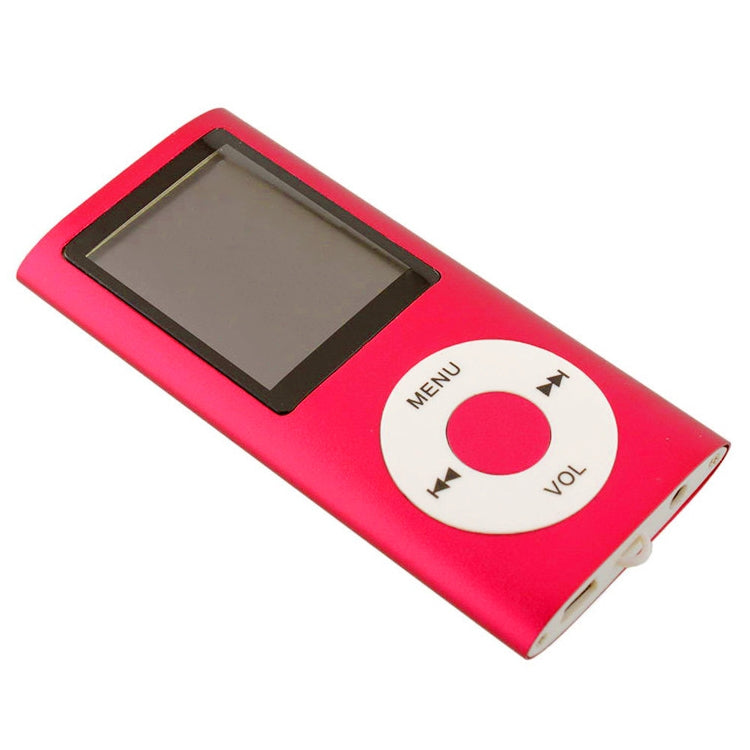 1.8 inch TFT Screen Metal MP4 Player with TF Card Slot, Support Recorder, FM Radio, E-Book and Calendar(Red) - MP4 Player by PMC Jewellery | Online Shopping South Africa | PMC Jewellery | Buy Now Pay Later Mobicred