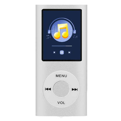 1.8 inch TFT Screen Metal MP4 Player with TF Card Slot, Support Recorder, FM Radio, E-Book and Calendar(Silver) - MP4 Player by PMC Jewellery | Online Shopping South Africa | PMC Jewellery | Buy Now Pay Later Mobicred