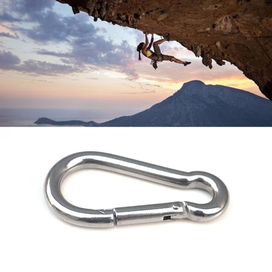 M6 Stainless Steel Carabiner Spring Hook Multi-tool Mountaineering Buckle Lock Camping Hook Rope, Inner Diameter: 5.8mm - Hooks by PMC Jewellery | Online Shopping South Africa | PMC Jewellery | Buy Now Pay Later Mobicred