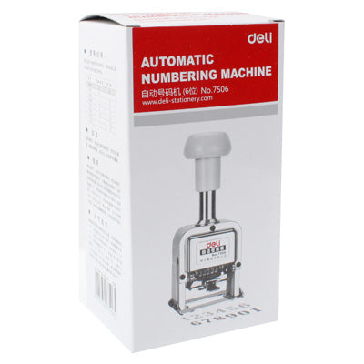 High Performance Metal Material Automatic Numbering Machine (6 Code)(Silver) - Price Labeller by PMC TechLife | Online Shopping South Africa | PMC TechLife | Buy Now Pay Later Mobicred