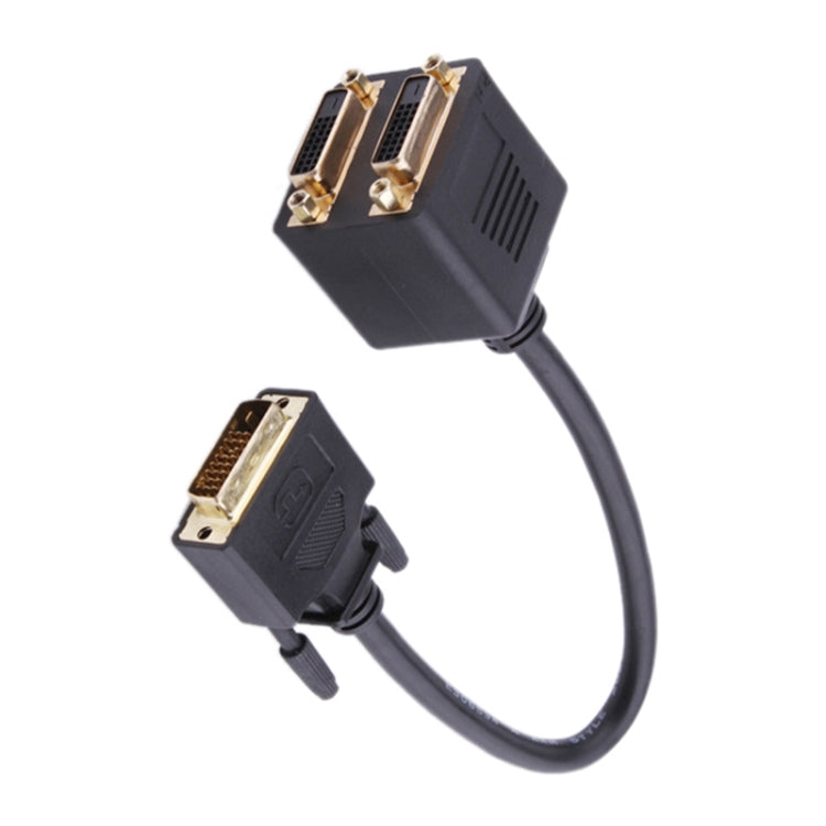 24+1 DVI Male to 2 DVI Female Cable Adapter, Length: 30cm -  by PMC TechLife | Online Shopping South Africa | PMC TechLife