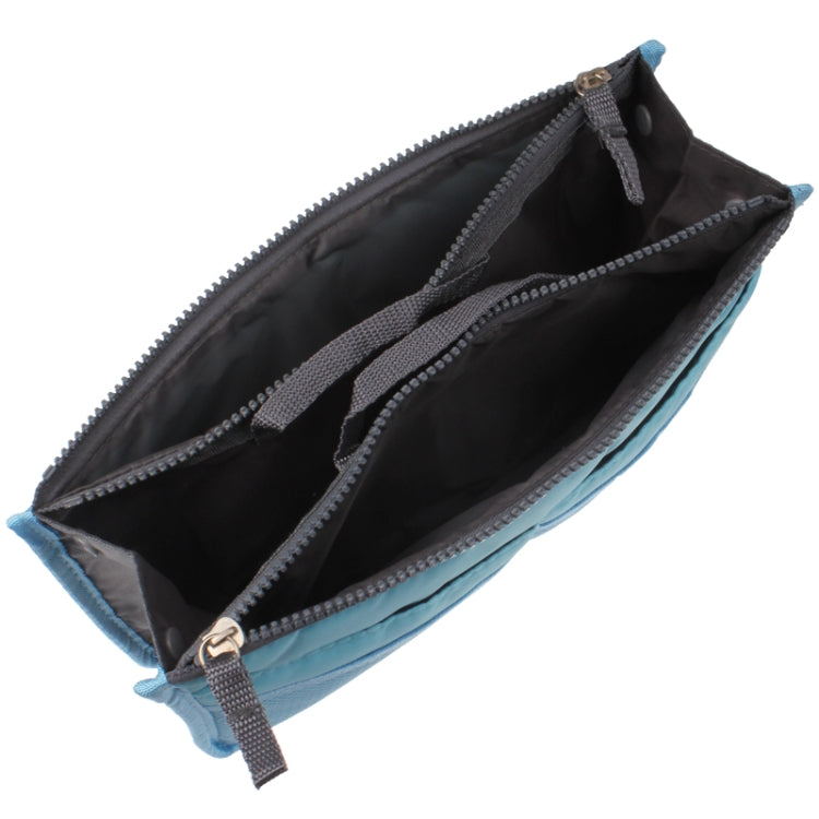 Thicken Portable Multi-function Double Zipper Cosmetic Bag, Storage Bag in Bag (Blue) - Storage Bags by PMC Jewellery | Online Shopping South Africa | PMC Jewellery | Buy Now Pay Later Mobicred