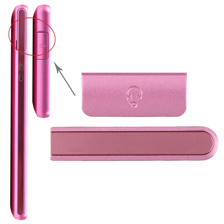 Earphone Button & Volume Button  for Sony Xperia ZR / M36h(Magenta) - Others by PMc TechLife | Online Shopping South Africa | PMc TechLife | Buy Now Pay Later Mobicred