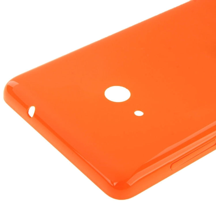 Bright Surface Solid Color Plastic Battery  Back Cover for Microsoft Lumia 535(Orange) - Back Cover by PMc TechLife | Online Shopping South Africa | PMc TechLife | Buy Now Pay Later Mobicred
